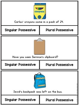 Possessive Nouns Activities and Practice Sheets | Word List Builder