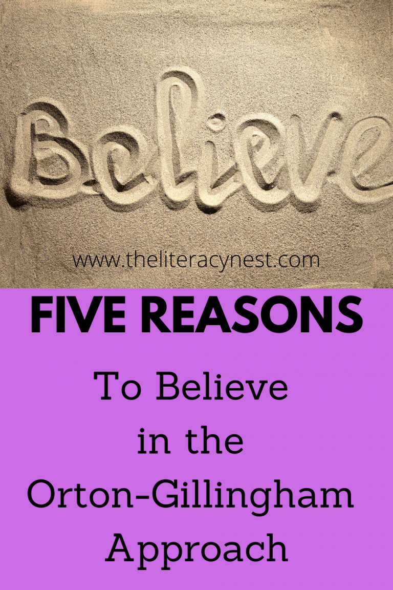 Five Reasons To Believe In The OrtonGillingham Approach The Literacy