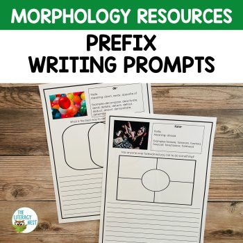 Prefix Morphology Writing Prompts - The Literacy Nest